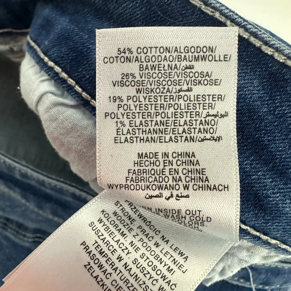 Kenneth Cole Skinny Women's‎ size 16 Dark Wash Blue Denim jeans
